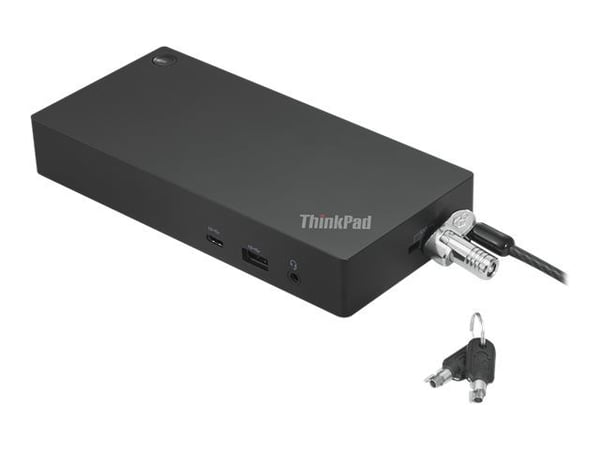 Kensington NanoSaver MasterKey Cable Lock - Sikkerhetskabellås - svart - 1.8 m - for ThinkCentre M75t Gen 2; ThinkPad L13 Yoga Gen 3; T14s Gen 3; X...