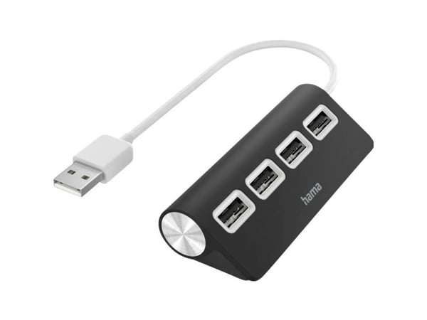 Hama - Keskitin - 4 x USB 2.0 - pöytätietokoneet