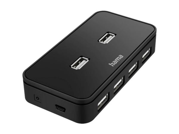 Hama 00200123, USB 2.0, USB 2.0, 480 Mbit/s, Svart, 1,1 m, USB