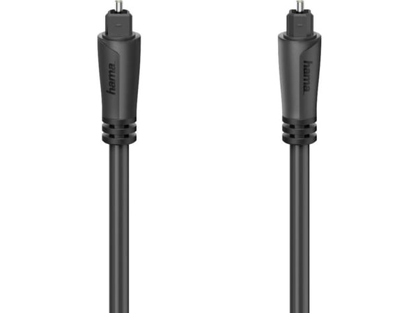 Hama 00205134, TOSLINK, Hanstik, TOSLINK, Hanstik, 1,5 m, Musta