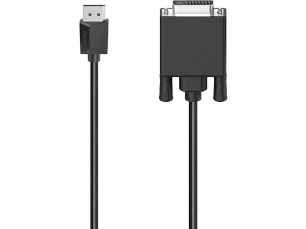 Hama 00200713, 1,5 m, DisplayPort, DVI, Hanstik, suora, suora