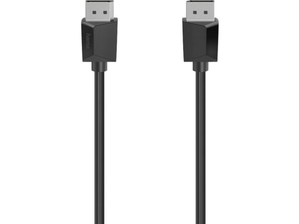 Hama Essential Line - DisplayPort-kabel - DisplayPort (hann) til DisplayPort (hann) - DisplayPort 1.2 - 3 m - 4K(4096 x 2160) støtte - svart