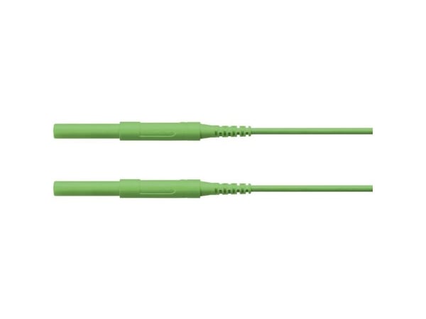 Schützinger HSPL 8568 / AWG16 / 150 / GN Turvatestausjohto [liitin 4 mm - liitin 4 mm] 150,00 cm Vihreä 5 kpl