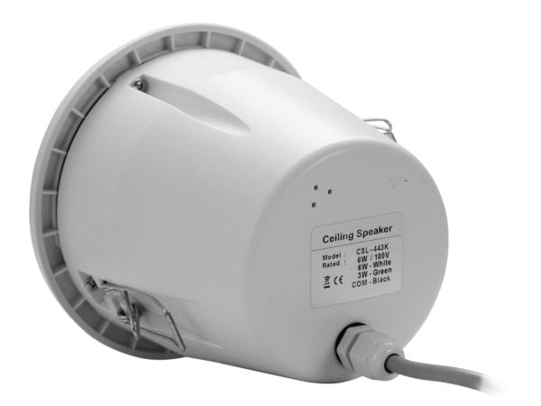 Omnitronic 80710259, 2-suuntainen, Langallinen, 6 W, 150 - 18000 Hz, Valkoinen