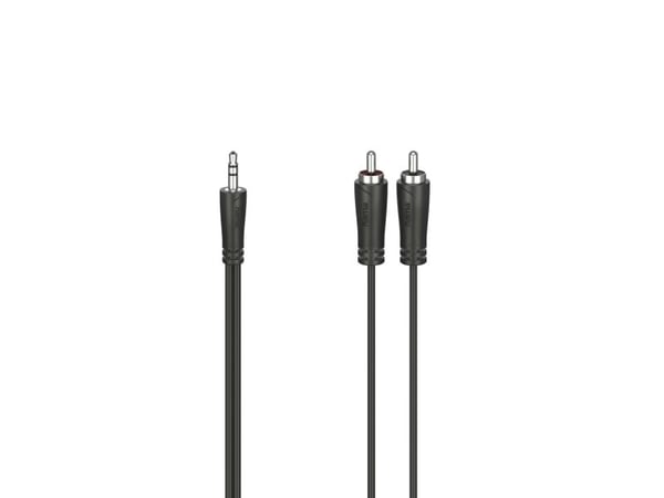 Hama - Lydkabel - mini-phone stereo 3.5 mm hann til RCA hann - 1.5 m - svart