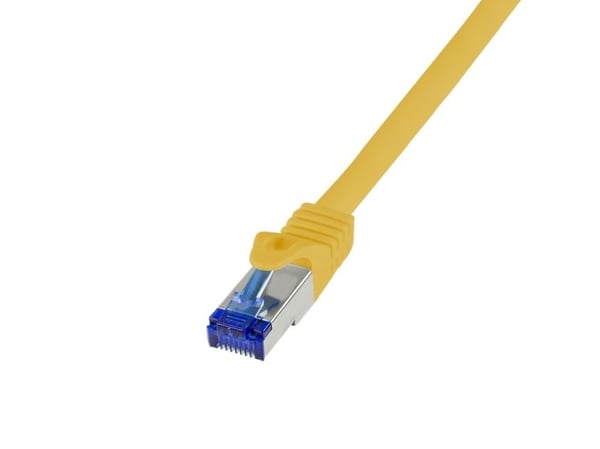 LogiLink Professional Ultraflex - Patch-kabel - RJ-45 (hane) till RJ-45 (hane) - 25 cm - 6 mm - S/FTP - CAT 7 (kabel)/CAT 6a (kontakter) - halogenf...
