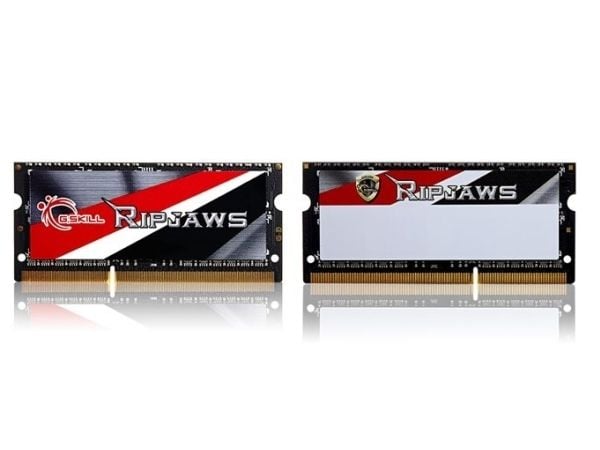 G.Skill Ripjaws F3-1600C9S-8GRSL - DDR3L - modul - 8 GB - SO DIMM 204-pin - 1600 MHz / PC3-12800 - CL9 - 1.35 V - ikke-bufret - ikke-ECC