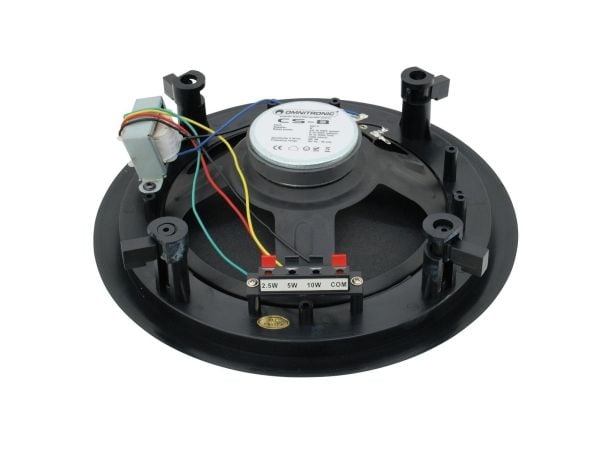 Omnitronic 80710231, Full rekkevidde, Koblet med ledninger (ikke trådløs), 10 W, 50 - 18000 Hz, Sort