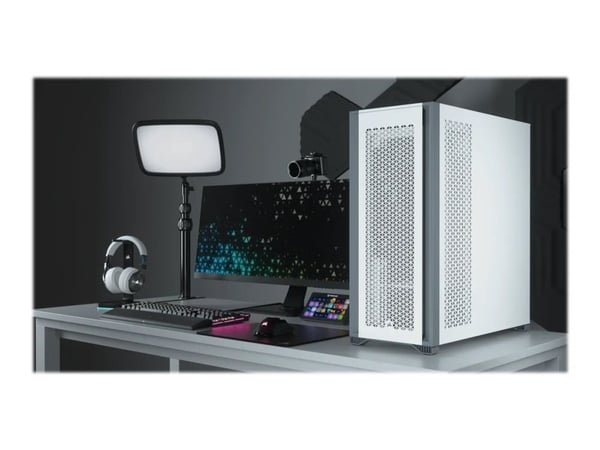 CORSAIR - uten strømforsyning - hvit - USB/Audio