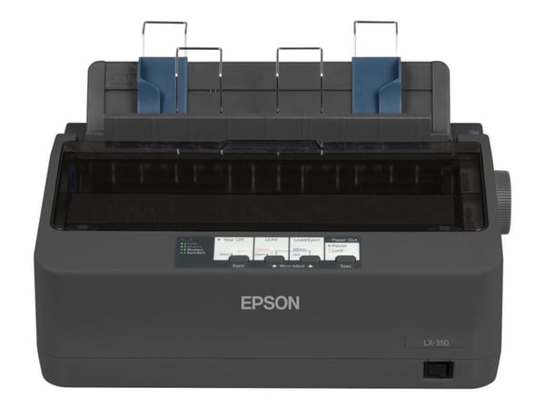 Epson LX 350 - Skriver - S/H - punktmatrise - 9 pin - inntil 357 tegn/sek - parallell, USB, seriell