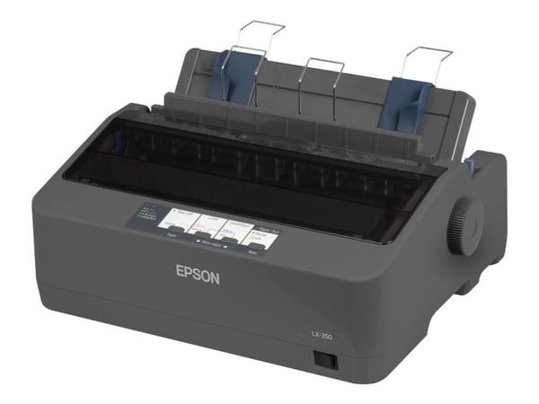 Epson LX 350 - Skriver - S/H - punktmatrise - 9 pin - inntil 357 tegn/sek - parallell, USB, seriell