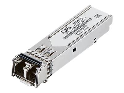 Zyxel SFP-SX-E - SFP (mini-GBIC) transceivermodul - 1GbE - 1000Base-SX - LC multimodus - opp til 550 m - 850 nm (en pakke 10)