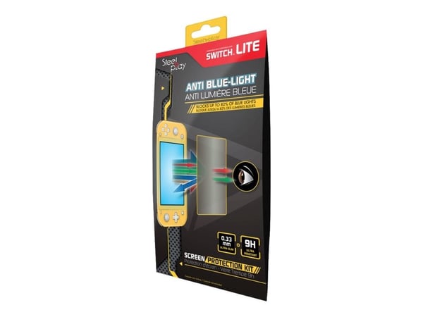 Steelplay Anti Blue-Light - Skjermbeskyttelse for spillkonsoll - glass - gjennomsiktig - for Nintendo Switch Lite Steelplay Anti Blue-Light - Skjermbeskyttelse for spillkonsoll - glass - gjennomsiktig - for Nintendo Switch Lite
