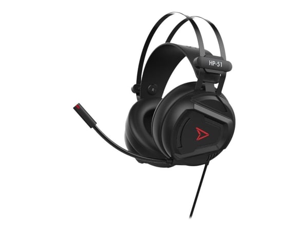 Steelplay HP51 - Headset - fullstorlek - kabelansluten - USB, 3,5 mm kontakt