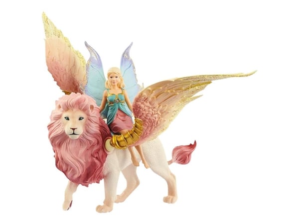 Schleich Fairy in Flight on Winged Lion