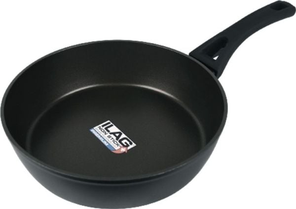 Dyb stegepande MAESTRO MR-1223-24N, 24 cm, sort