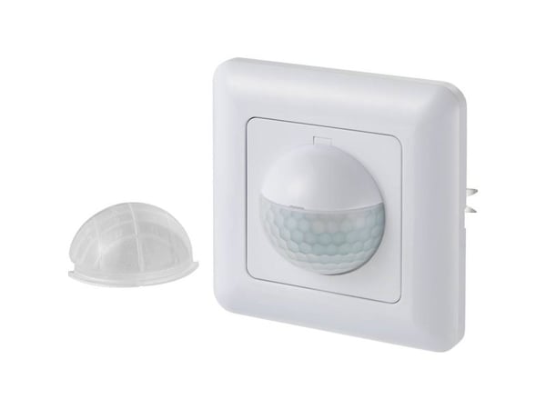 Sygonix SY-4755362 vegg, innfelt PIR-bevegelsessensor 190° triac hvit (SY-4755362)