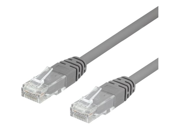 DELTACO - Liitäntäjohto - RJ-45 (uros) RJ-45 (uros) - 30 m - UTP - CAT 6