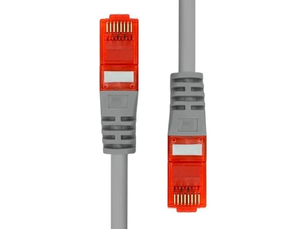 ProXtend - Koblingskabel - RJ-45 (hann) til RJ-45 (hann) - 7 m - 5 mm - UTP - CAT 6 - IEEE 802.3af - med støvel, uten hindringer, flertrådet - grå