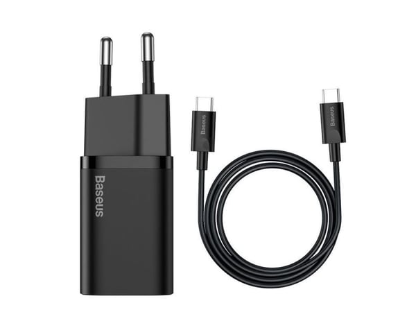 Baseus TZCCSUP-L01, Sisätila, AC, USB, 1 m, Musta