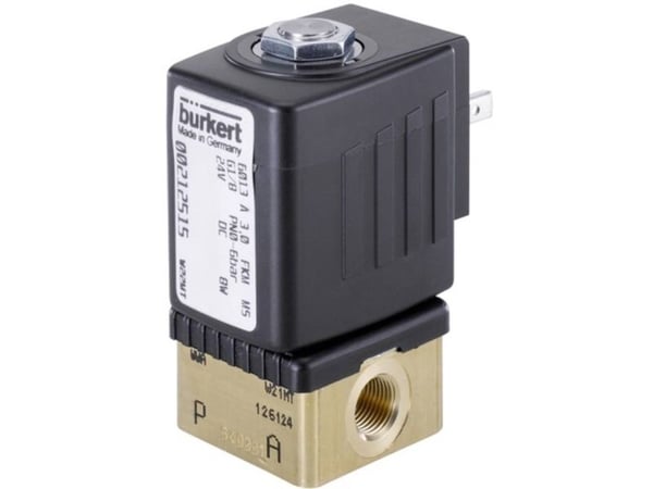 Bürkert Suorakäyttöinen venttiili 125304 6013 230 V/AC G 1/4 pistorasia Nimellismitta 3 mm 1 kpl 1 kpl
