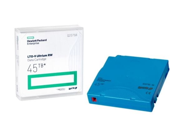 HPE - 20 x LTO Ultrium 9 - 18 TB / 45 TB - Skriveetiketter - lyseblå - bibliotekspakke - for P/N: R7E99A, R7F00A, R7F01A, R7F02A