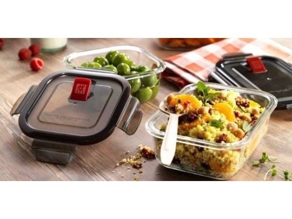ZWILLING 39506-005-0, Lunchlåda, Vuxen, Grå, Transparent, Glas, Monokromatiskt, Torg