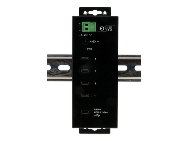 EXSYS EX-1144HMVS, USB 3.2 Gen 1 (3.1 Gen 1) Type-C, USB 3.2 Gen 1 (3.1 Gen 1) Type-C, Lajittelu, metallia