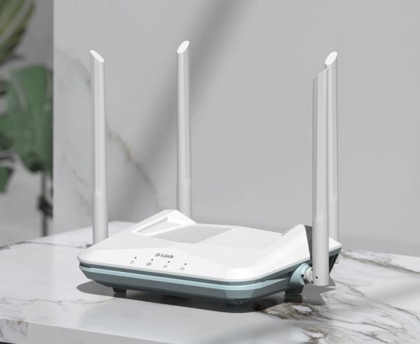 D-Link EAGLE PRO AI R15 - Trådløs ruter 3-portssvitsj - 1GbE - Wi-Fi 6 - Dobbeltbånd
