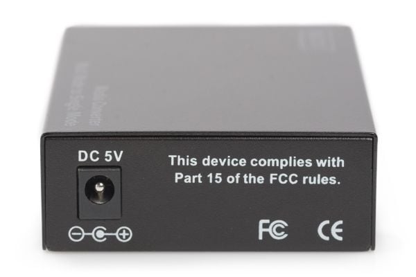 DIGITUS Professional DN-82124 - Medieomformer - 1GbE - 1000Base-SX - SC flermodus / SC-enkeltmodus - opp til 20 km - 850 nm / 1310 nm