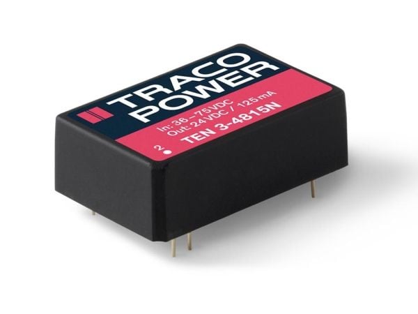 Traco Power TEN 3-0522N, 20,3 mm, 10,2 mm, 31,8 mm, 12,8 g, 3 W, 4.5 - 9 V