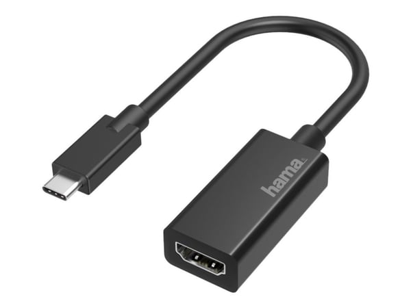 Hama 00200315, USB Type-C, HDMI, Uros, Naaras, Suora, Suora