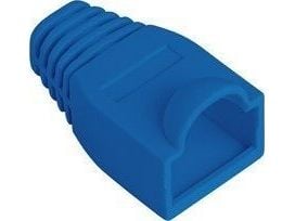 Lanberg Os+?onka na wtyk RJ45 niebieska 100 sztuk, Kabelcover, Blå