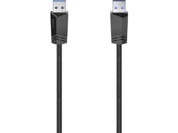 Hama 00200624, 1,5 m, USB A, USB A, 5 Gbit/sek, svart