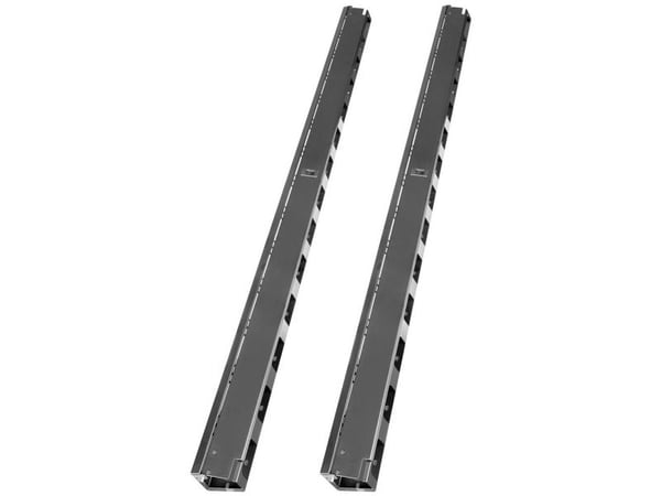 ASSMANN Electronic DN-19 ORG-42U, Musta, 42U, 48,3 cm (19"), 2 kpl