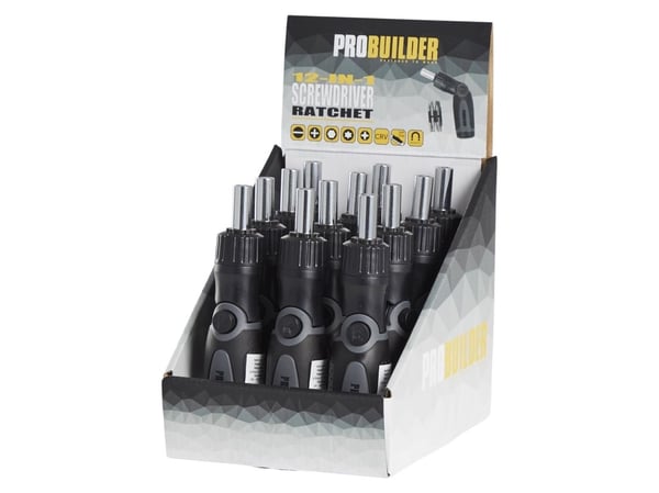 PROBUILDER - RUUVIMEISSELI-SARJA 12-IN-1