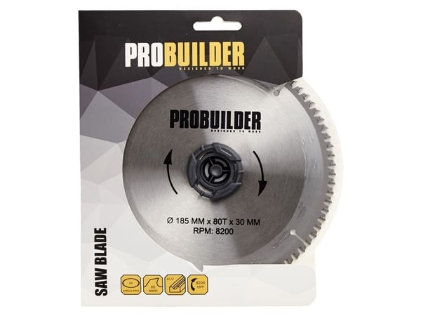 PROBUILDER - TERÄ Ø185X30X2.0MM T80