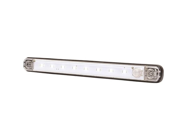 WAS LED-kabinelys 728 SENSOR LW10 LED (RGB) 12 V 238 x 25 x 10.4 mm bevegelsesalarm