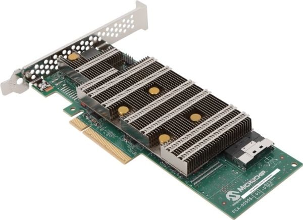 Microchip Technology SmartRAID 3204-8i, SAS-4, Serial ATA III, PCI Express x8, 0, 1, 5, 6, 10, 50, 60, 24 Gbit/s, 4096 MB, DDR4