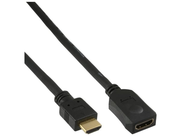 InLine 17632G, 2 m, HDMI Typ A (standard), HDMI Typ A (standard), Svart