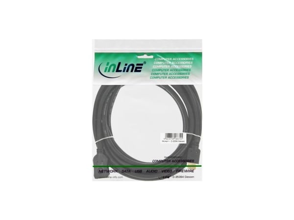 InLine 17632G, 2 m, HDMI Typ A (standard), HDMI Typ A (standard), Svart