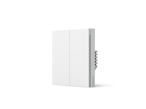Aqara Smart Wall Switch H1 (neutraalilla kaksoiskulkuvarrella)