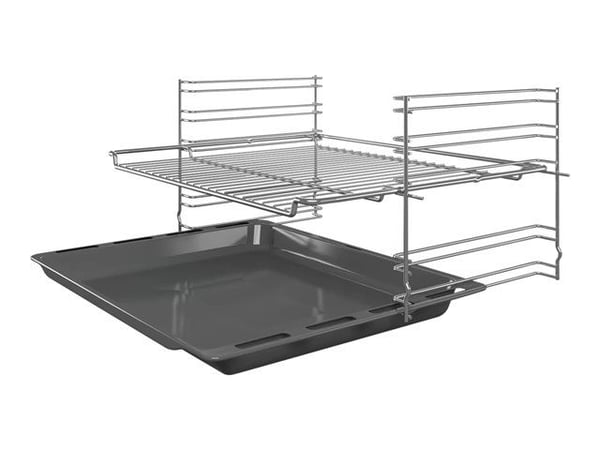 Bosch Serie | 2 HBF133BR0 - Ovn - innebygd - fordypning - bredde: 56 cm - dybde: 55 cm - høyde: 57.5 cm - med selvrens - Klasse A - rustfritt stål