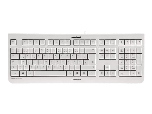 CHERRY KC 1000 - Tastatur - QWERTY - USA - lysegrå