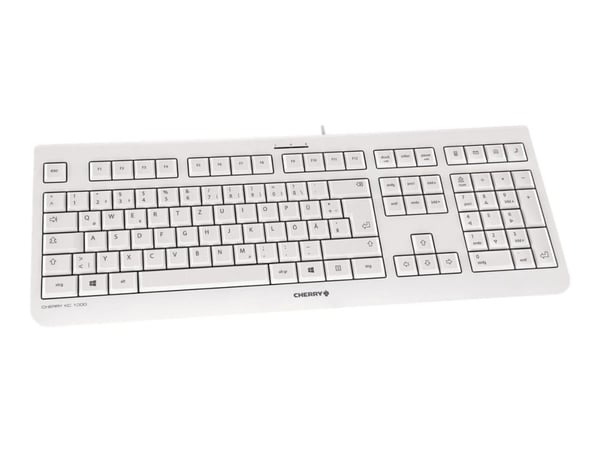 CHERRY KC 1000 - Tastatur - QWERTY - USA - lysegrå