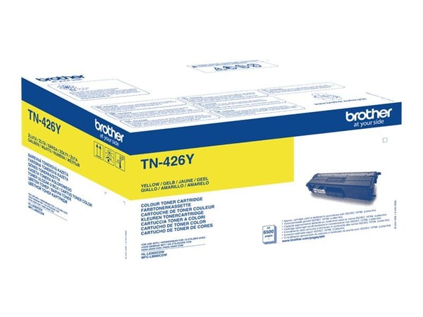 Brother TN-426Y, 6500 sivua, Keltainen, 1 kpl