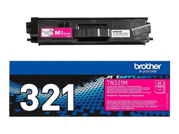 Brother TN-321M, 1500 sivua, Magenta, 1 kpl