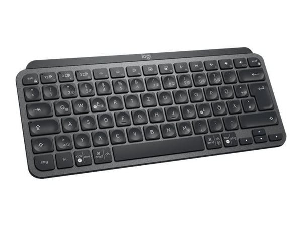 Logitech MX Keys Minimalist Wireless Illuminated Keyboard - Tastatur - trådløs - Graphite - UK/ENGLISH