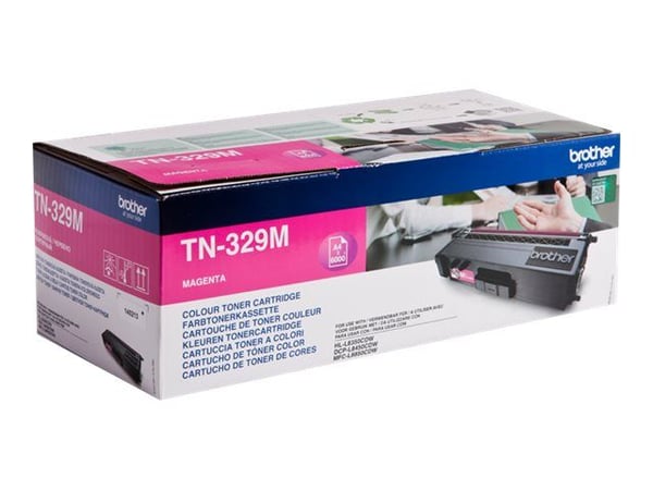 Brother TN-329M, 6000 sivua, Magenta, 1 kpl