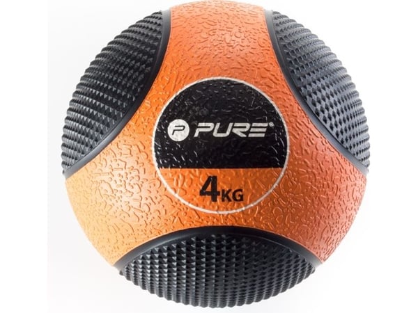 Pure medisinball svart/oransje 4 kg (20660295)